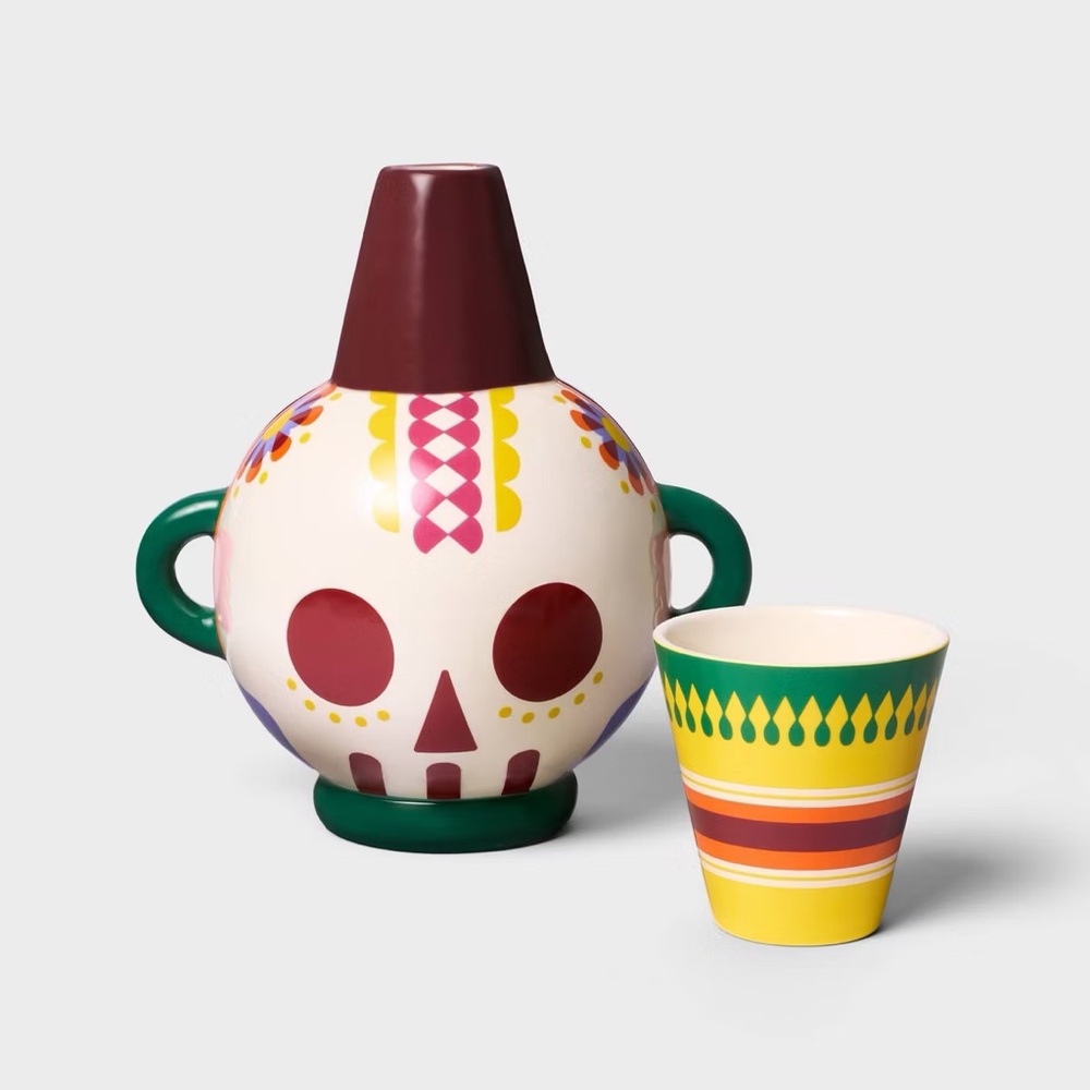Día de Muertos nwt 30 fl oz Cantaro Jug
